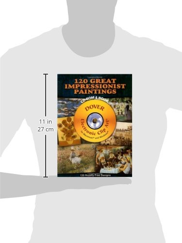 120 Great Impressionist Paintings (Dover Electronic Clip Art) (CD-ROM and Book) - 5586