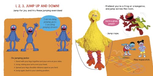 1, 2, 3, Exercise with Me! Fun Exercises with Elmo (Sesame Street) (Sesame Street Wellness) - 6562