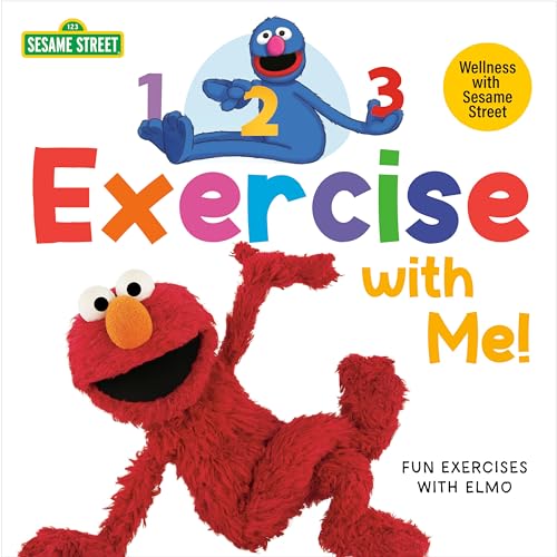 1, 2, 3, Exercise with Me! Fun Exercises with Elmo (Sesame Street) (Sesame Street Wellness) - 6562