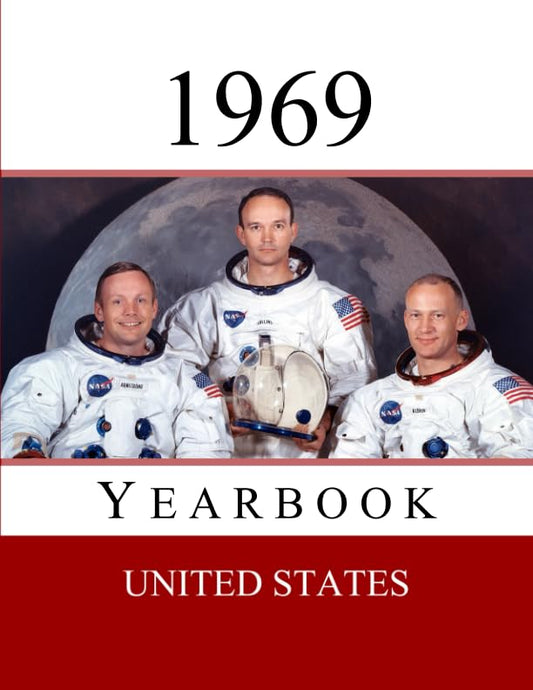 1969 US Yearbook: Original book full of facts and figures from 1969 - Unique birthday gift / present idea. - 2173