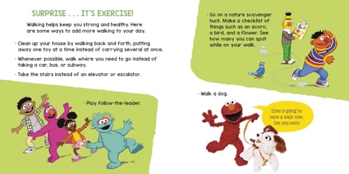 1, 2, 3, Exercise with Me! Fun Exercises with Elmo (Sesame Street) (Sesame Street Wellness) - 6562